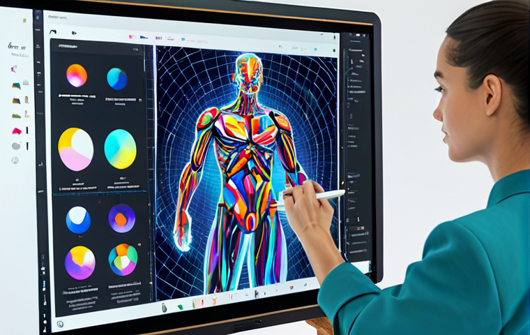AI-Assisted Artist**
"A professional artist in a bright, modern studio, using a tablet to guide an AI art program. The screen shows a complex, colorful abstract image being generated. The artist is fully clothed in a stylish, artistic outfit, appropriate attire, safe for work, perfect anatomy, natural proportions, showcasing the collaboration between human and AI, professional lighting, high quality."
**
